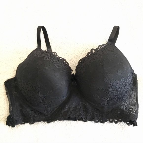 XOXO Other - XOXO underwire black sexy push-up lace bra 42D